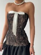 Vencover Straplez Elbise resmi